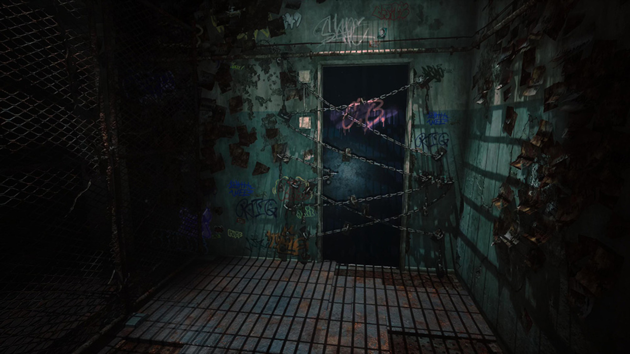porta acorrentada de Silent Hill Short Message