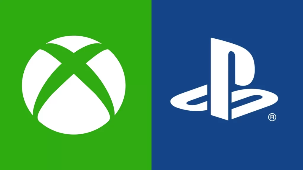 Logos: Xbox e Playstation