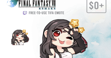 Emoji Tifa Final Fantasy VII