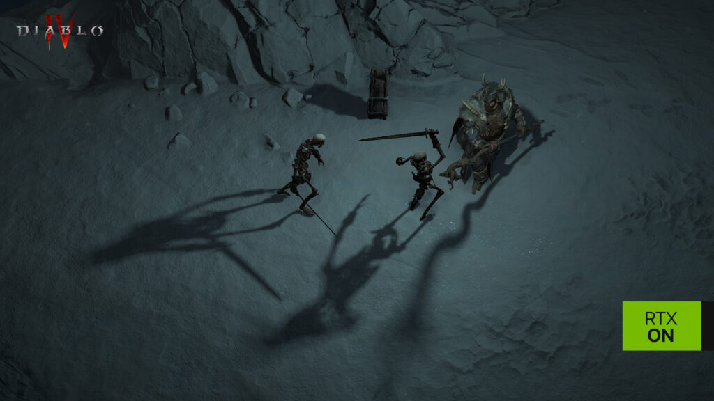 Imagem do Gameplay de Diablo 4 com Ray Tracing