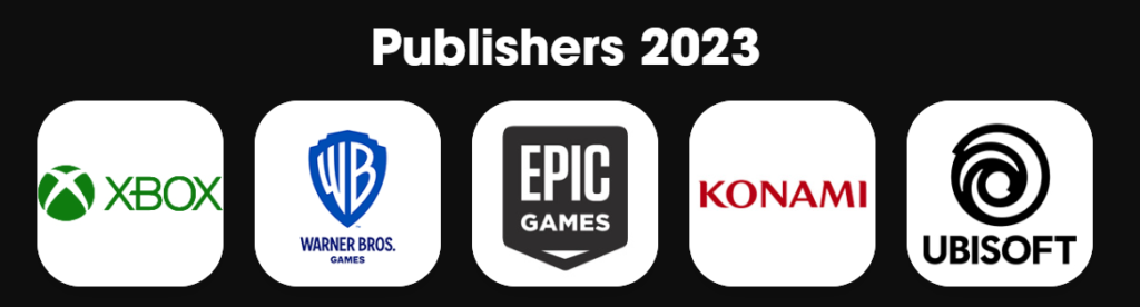 Algumas das empresas de games que estão confirmadas no evento Gamescom 2024