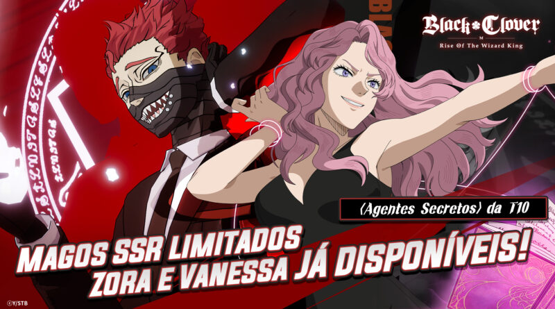 Novos magos SSR e desafios na temporada 10 de Black Clover M!