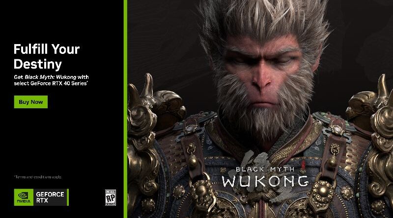 NVIDIA anuncia promoção GeForce RTX 40 Black Myth: Wukong e atualizações do DLSS