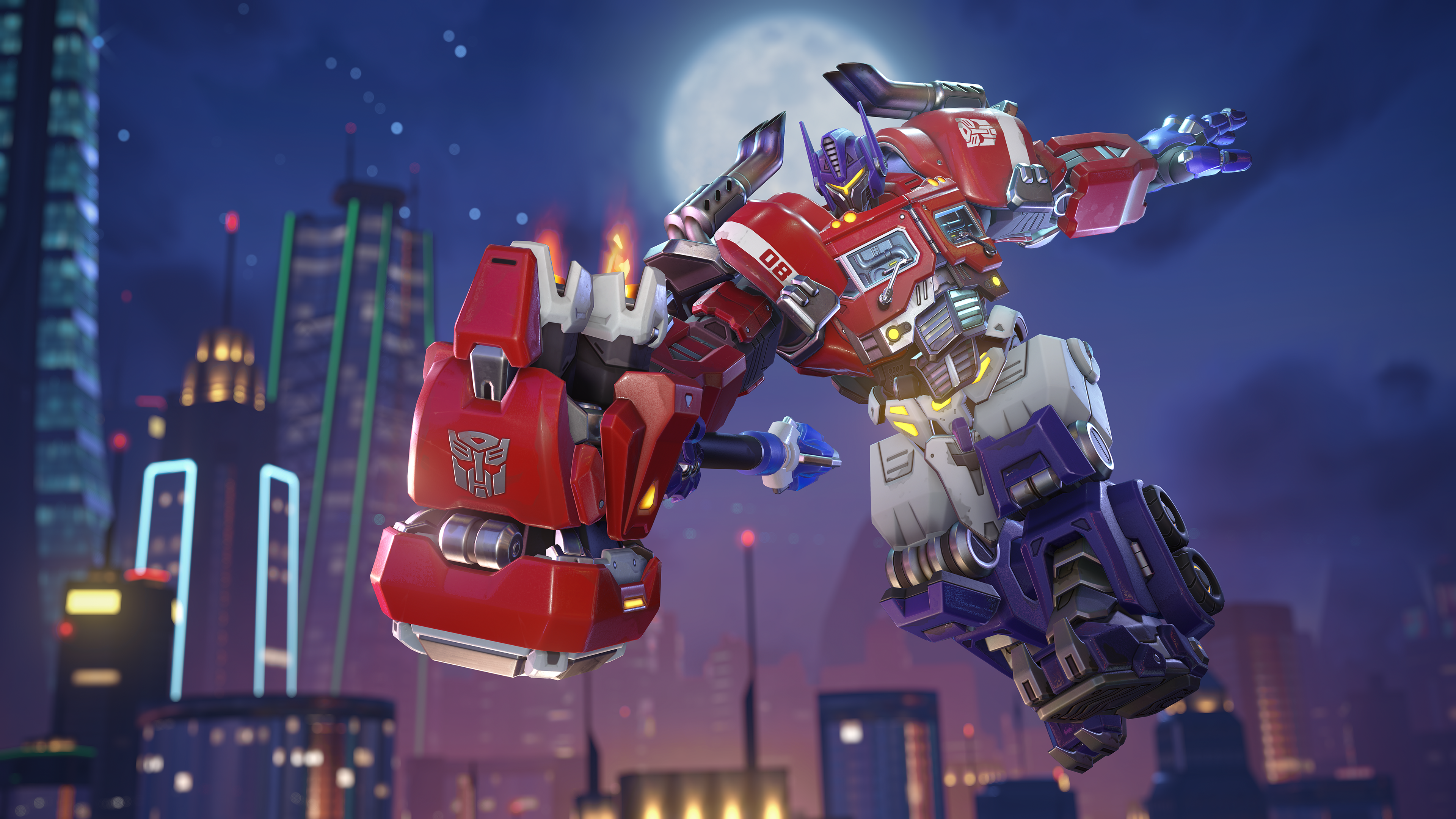 Mais do que os olhos podem ver - Explorando a arte de Optimus Prime na colaboração Overwatch 2 x Transformers