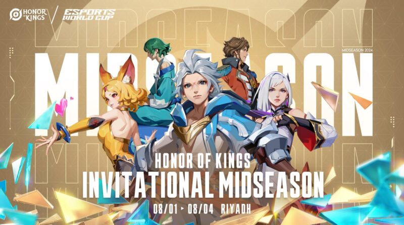 Detalhes do Honor of Kings Invitational Midseason x Esports World Cup são revelados