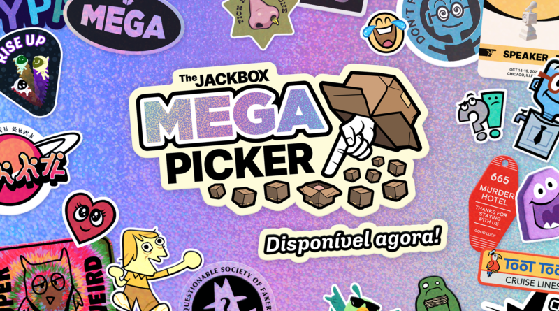 Torne as suas festas ainda mais divertidas com o The Jackbox Megapicker, disponível hoje no Steam!