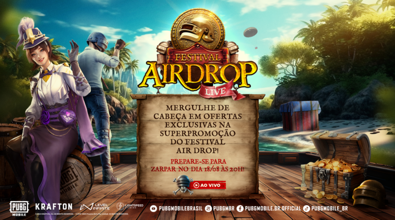 PUBG MOBILE promove Festival Airdrop com temática pirata