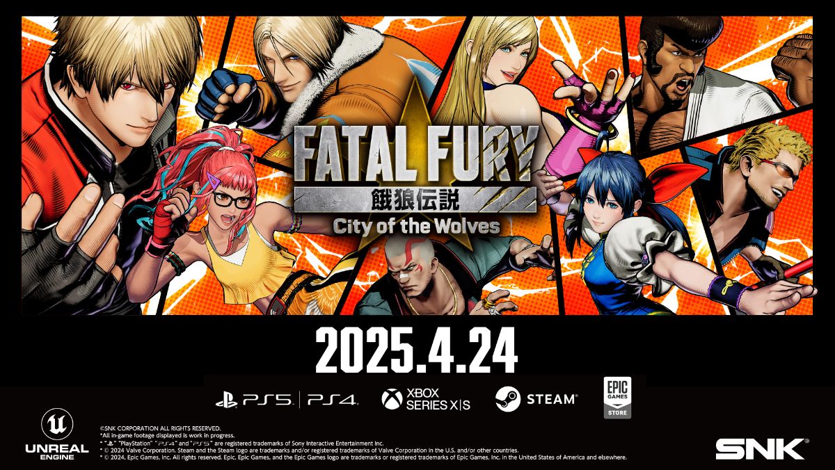 Gato retorna em Fatal Fury: City of the Wolves com sede de vingança