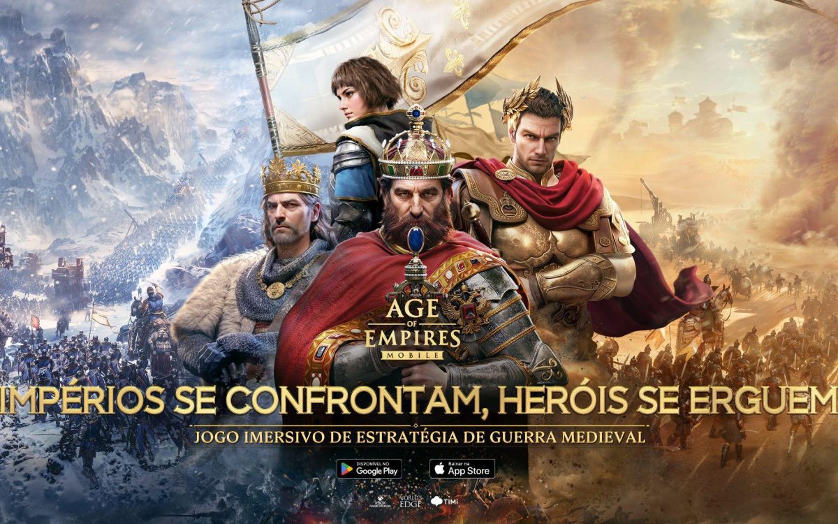 Uma nova perspectiva para um clássico da estratégia: Age of Empires Mobile é lançado mundialmente