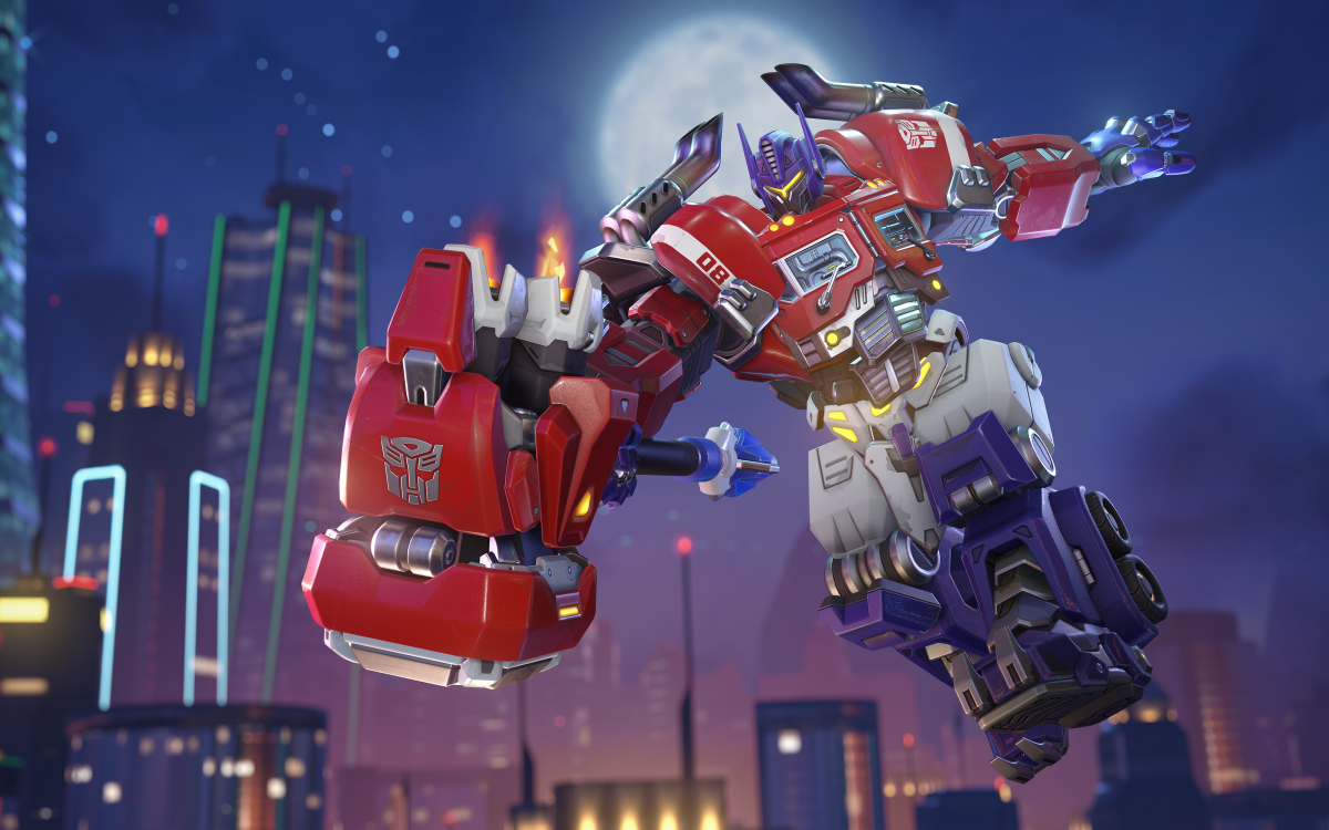 Mais do que os olhos podem ver - Explorando a arte de Optimus Prime na colaboração Overwatch 2 x Transformers