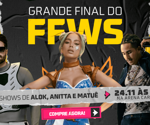 Alok, Anitta e Matuê são convidados para show de abertura da Grande Final do FFWS Final Global - campeonato de free fire