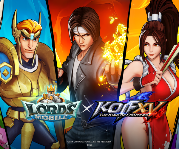 Lords Mobile faz colaboração com The King of Fighters XV em evento