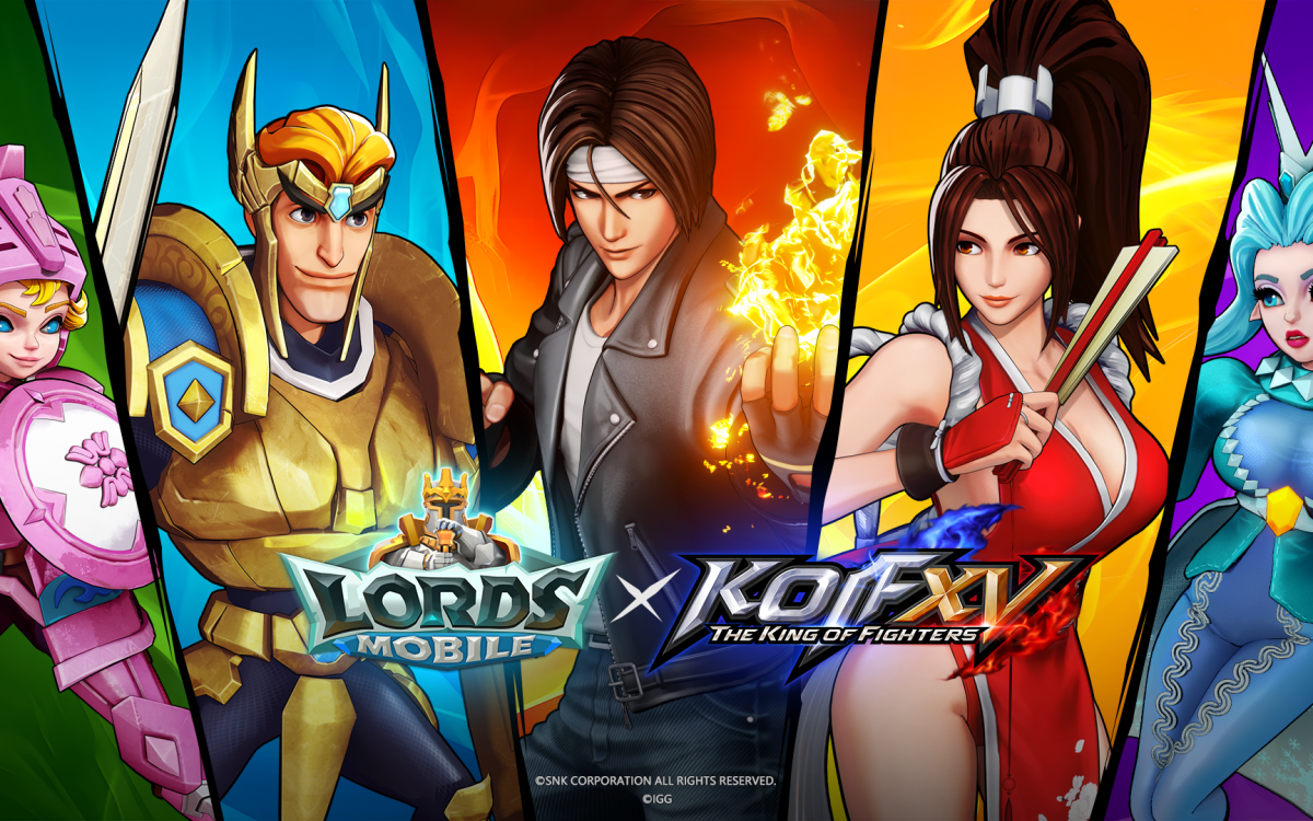 Lords Mobile faz colaboração com The King of Fighters XV em evento