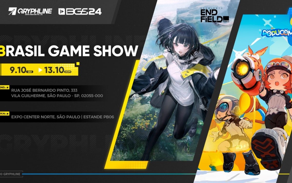 Brasil Game Show anuncia a participação da Gryphline com ativações de Arknights: Endfield e Popucom