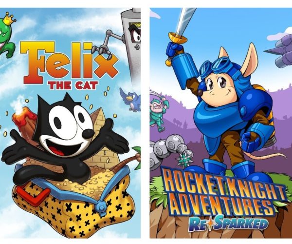 Felix the cat e Rocket Knights Adventure relançamento