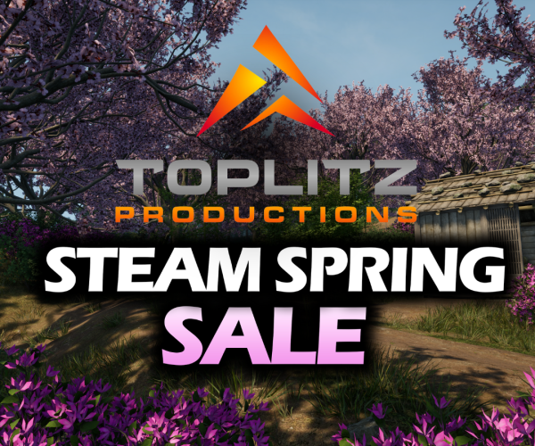 Promoção Primavera do Steam com a Toplitz Productions