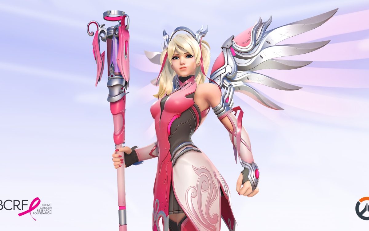 O Overwatch 2 relança Campanha Mercy Rosa com visual icônico da heroína