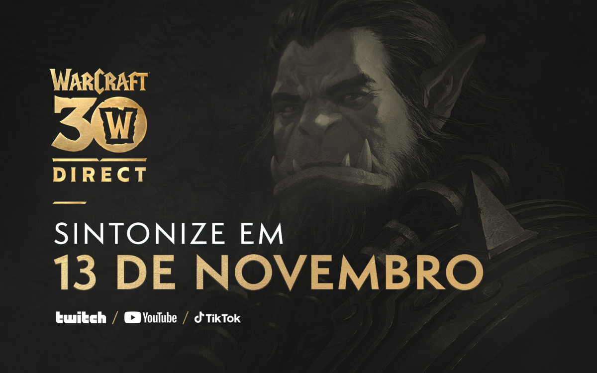 Warcraft celebra 30 anos da franquia com apresentação especial de aniversário 