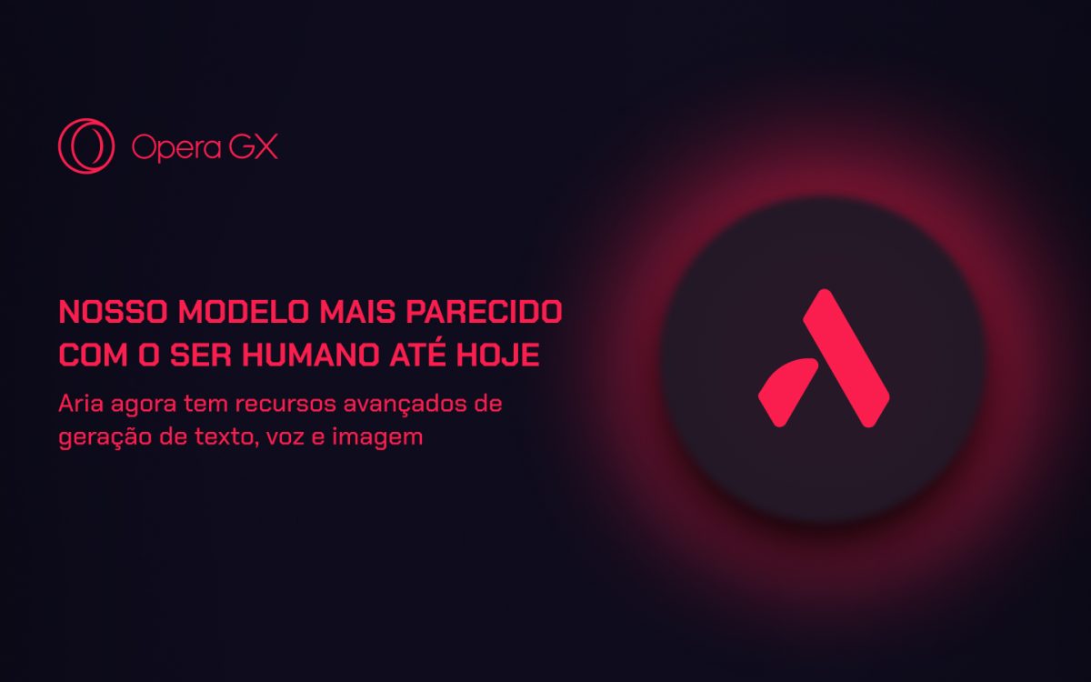 Aria, inteligência artificial de Opera GX, ganha novos recursos