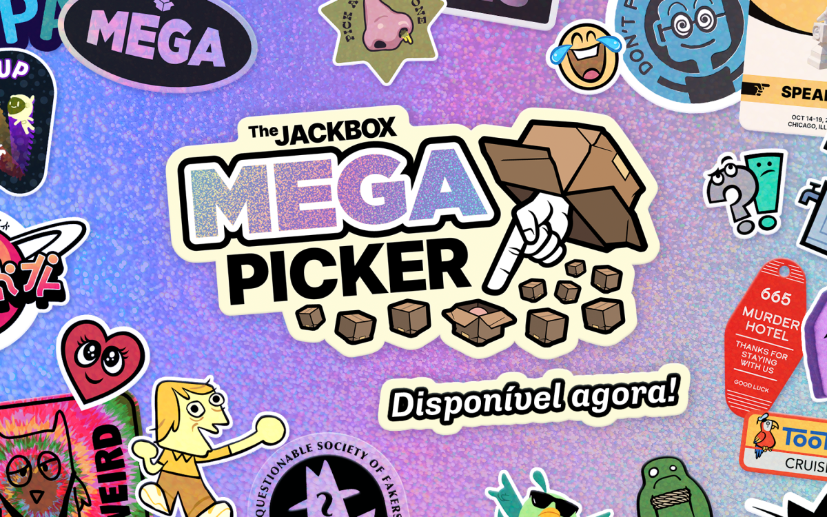 Torne as suas festas ainda mais divertidas com o The Jackbox Megapicker, disponível hoje no Steam!