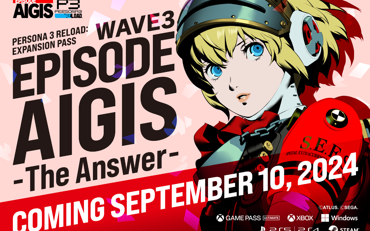 ATLUS Anuncia Data de Lançamento de Persona 3 Reload: Episódio Aigis -A Resposta- Durante o Persona Live Tour 2024 em Yokohama