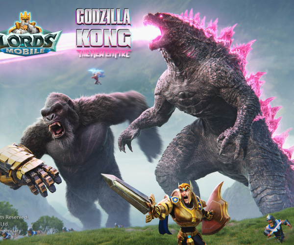 Lords Mobile anuncia parceria com Godzilla x Kong: O Novo Império - The Game Box Brasil